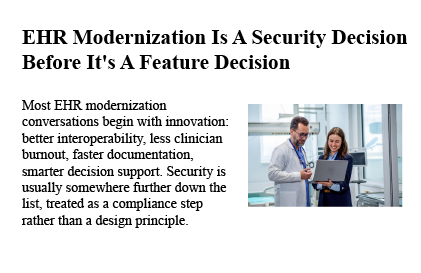 Ayush Jain in Forbes on Why EHR Modernization Must Start With Security